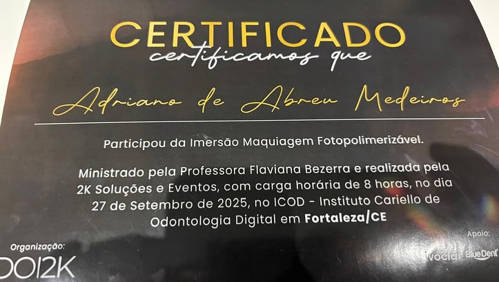 Curso sobre Maquiagem Fotopolimerizável - Laboratorial das próteses dentárias | Ministrado pela @flaviatpd Dr Adriano Abreu Dr Raquel Fiterman